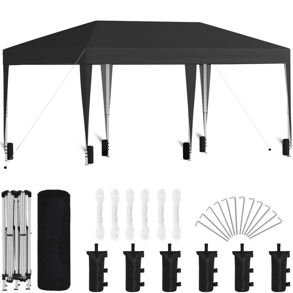 Inolait 10x20 Pop Up Tents Outdoor Canopy Instant Folding for Events Party, Wedding Canopy and Backyard