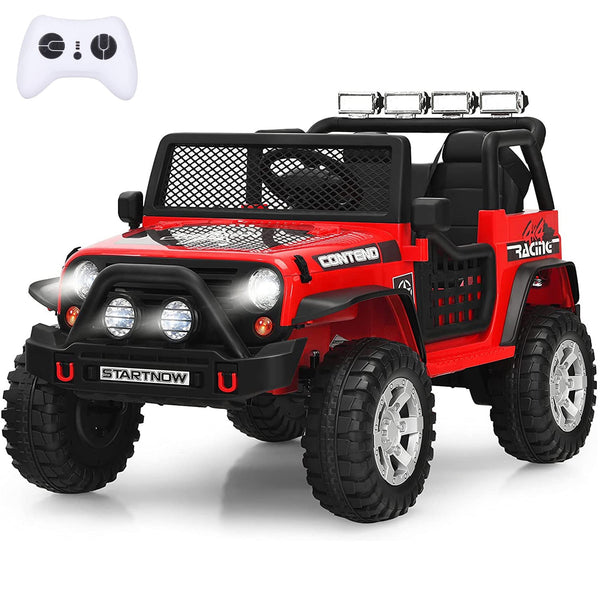 Inolait 12V Ride on Toy, Kids Ride on Truck Car 2 Seater with Remote