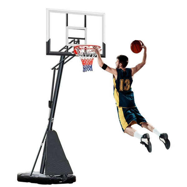 Inolait 54 In. Impact Adjustable Portable Basketball Hoop System