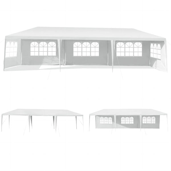 Inolait Party Tent 10'x30' Canopy Tent Gazebo Canopy Wedding Party Tent w/5 Side Walls