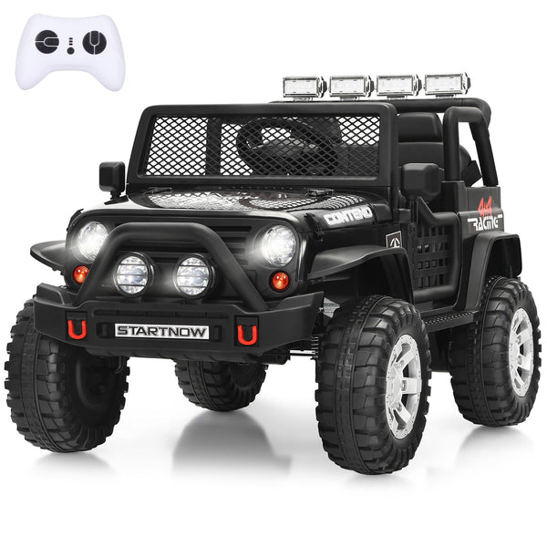 Inolait Ride on Truck Car, Kids 12V Electric Ride on Toys with Parent Remote Control - Black