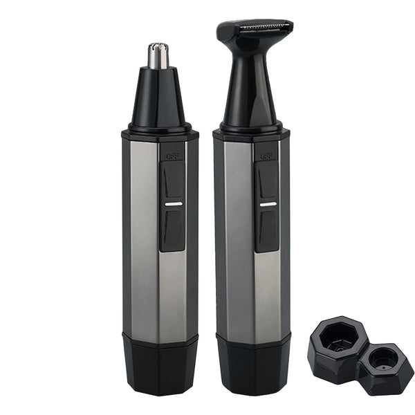 Inolait Water Resistant Stainless Steel Nose and Ear Hair Trimmer Painless with LED Light