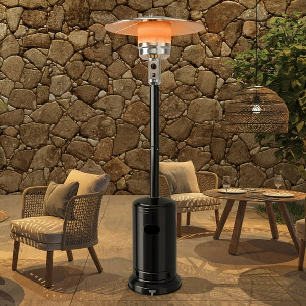 Inolait 50000 BTU Stainless Steel Propane Patio Heater with Trip over Protection
