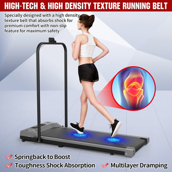 Inolait 2 in 1 Folding Treadmill with Speaker Remote Control 2.25HP