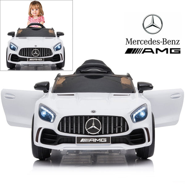 Inolait 12V Mercedes Benz Licensed Kids Ride On Car Motorized Vehicle w/ MP3 White