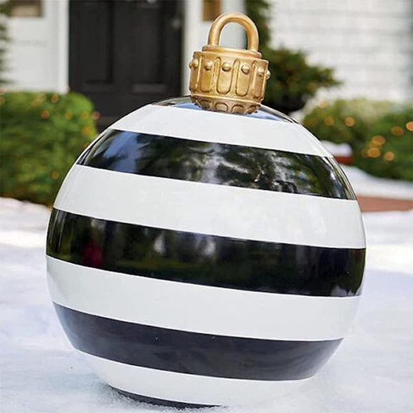 Outdoor Christmas Ornaments 23.62inch Christmas Inflatable Decorated Ball Giant Christmas Tree Decorations