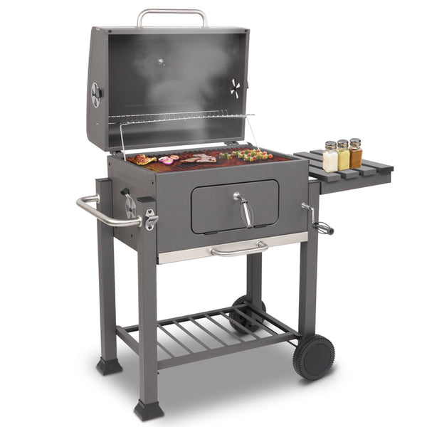 Inolait Heavy Duty Grill, Detachable Square Grill, Gray Charcoal Grill