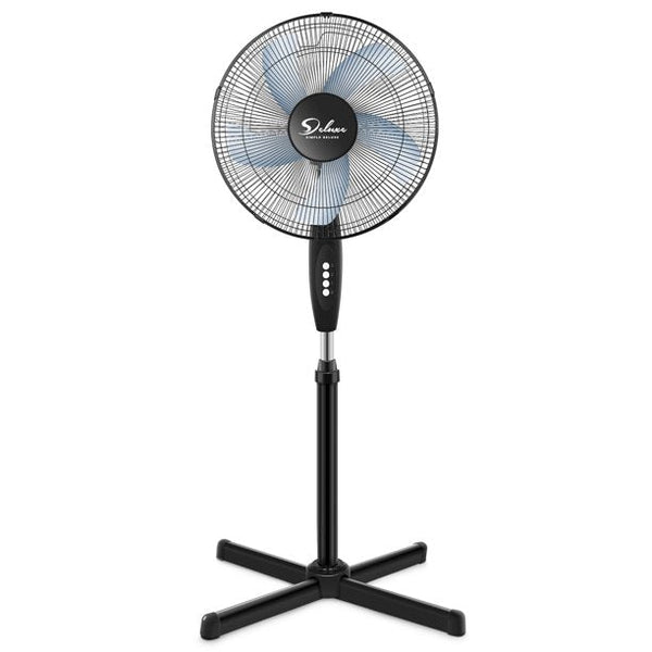 Inolait 16 in Pedestal Stand Fan 3 Adjustable Speed fan for Indoor, Bedroom, Living Room, Home Office & College Dorm Use