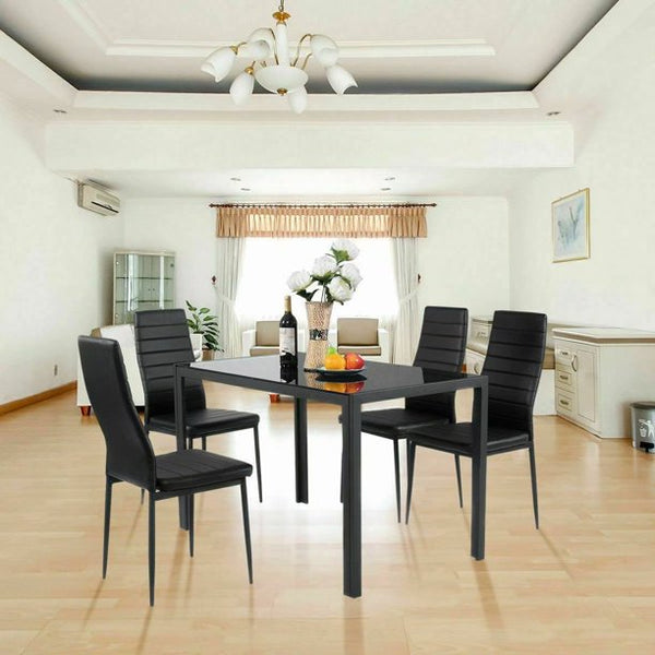 Inolait Dining Table Set 5-Piece Kitchen Dining Table Set for Dining Room