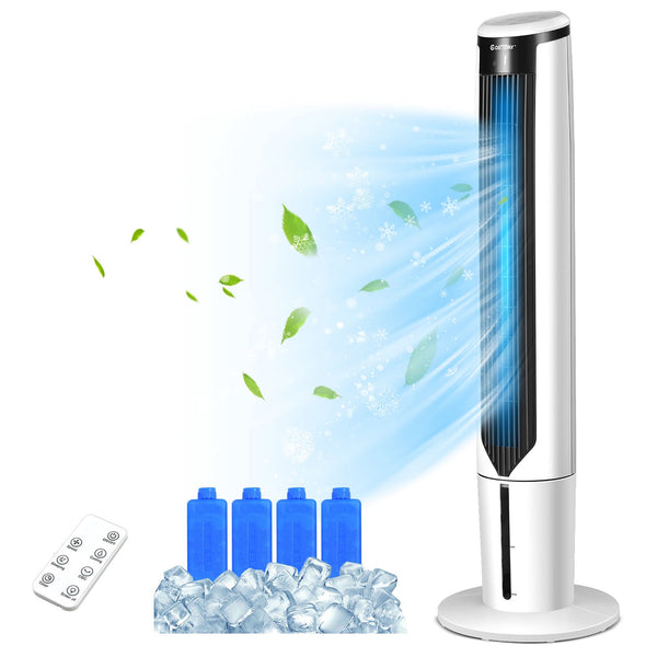 Inolait 41in Evaporative Air Cooler Quiet Cooling Oscillating Fan with Remote Control