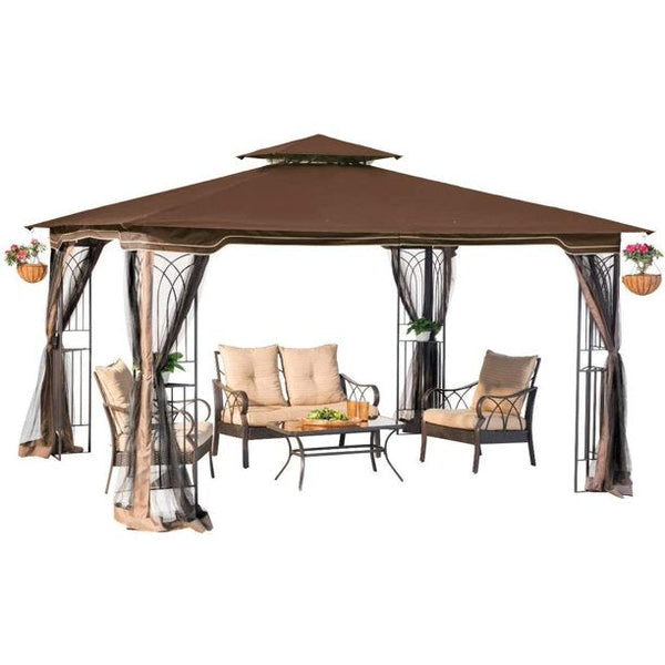 Inolait New Regency III Gazebo 10' x 12' with Mosquito Netting