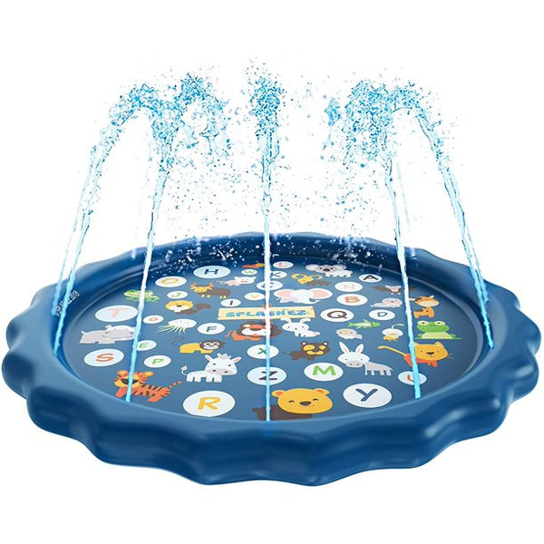 Inolait 68 in Sprinkler Splash Pad for Kids Toddlers Inflatable Water Toys