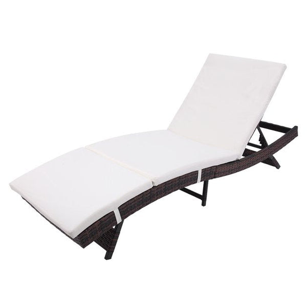 Inolait Patio Lounge Chair Brown