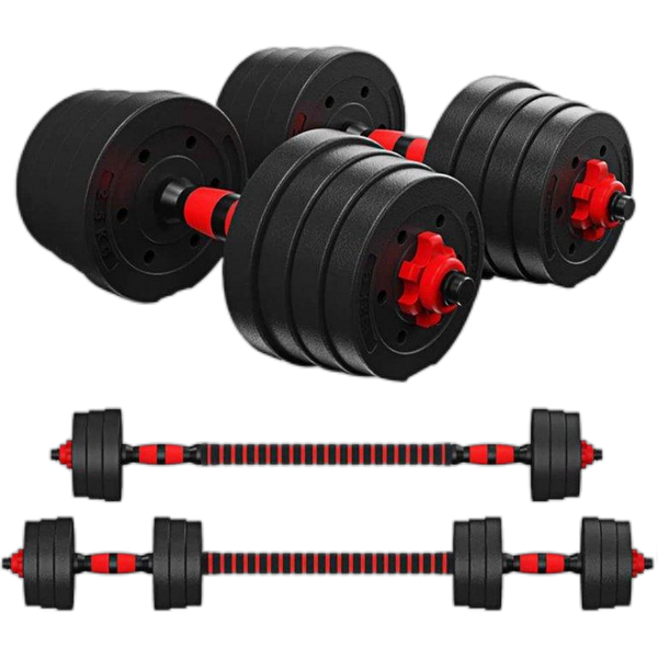 Inolait 66LB Adjustable Dumbbells Set,3 in 1 Adjustable Weights Dumbbells Barbell Set for Home, Gym, Office